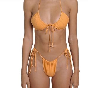 Riot Swim Bixi Citrus string bikini set